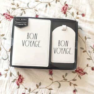 Rae Dunn Passport and Luggage Set